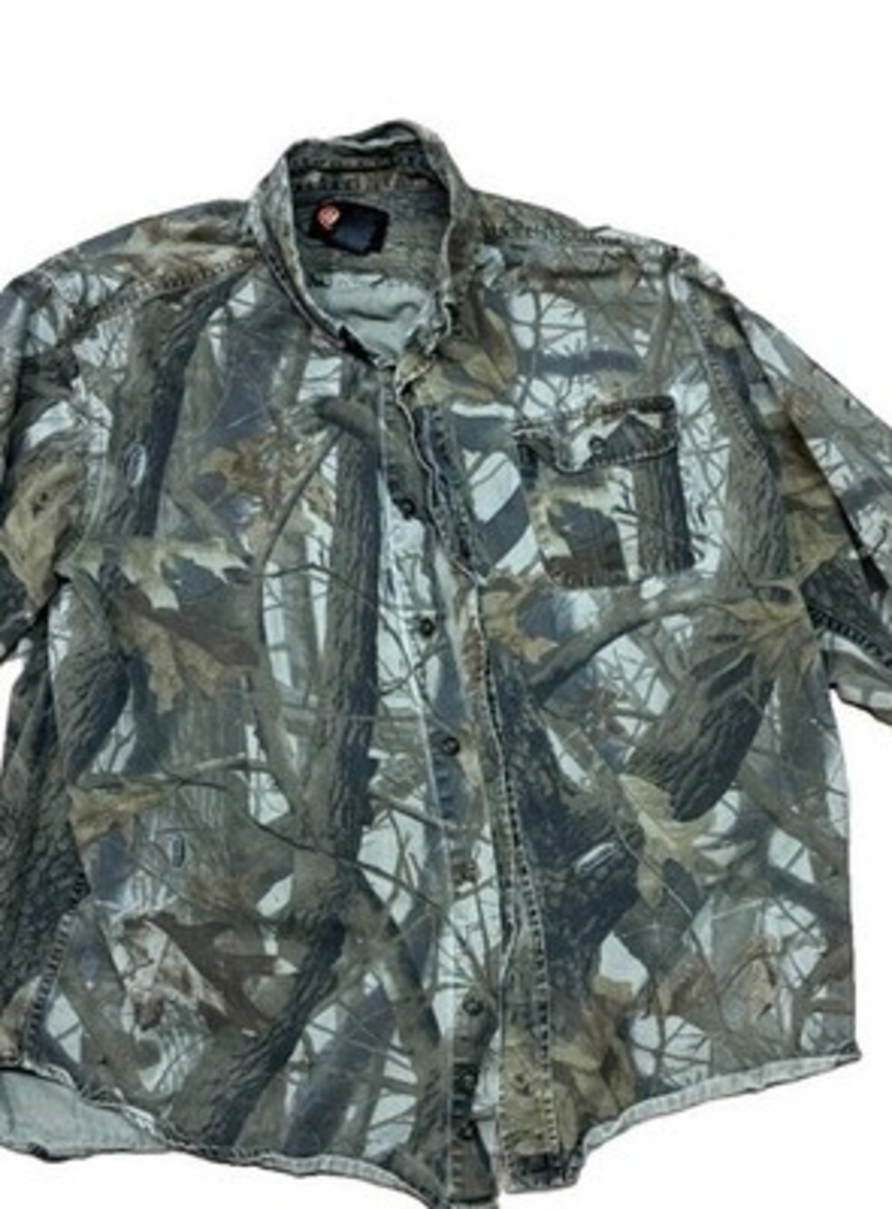 Outfitters Ridge camo Button Up Shirt Real Tree XL